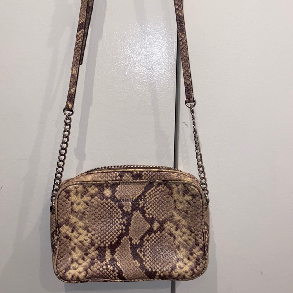 Michael Kors snake skin crossbody